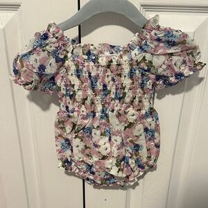Floral Baby Onesie
